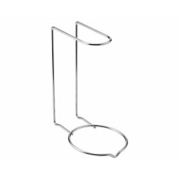 Support de présentation plat en inox 23 x 19 x 12,9 cm