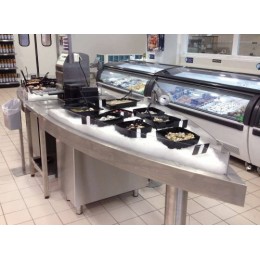 Îlot œil poissonnerie 200 x 130 cm