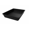 Plat plexi rectangulaire noir 42 x 28 x 6 cm