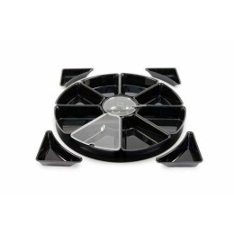 Kit carrousel complet 13 plats noir 80 x 80 cm