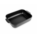 Plat rectangulaire noir Appolia céramique 2,7 L