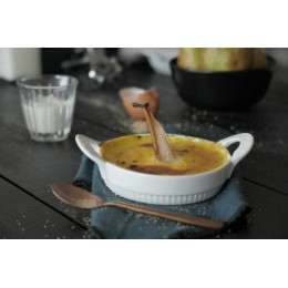 Plat à crème brulée Toulouse carré ø 12 cm