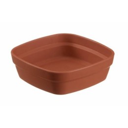 Ravier carré Terracotta Liliroc 11 x 11 cm - par 24