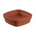 Ravier carré Terracotta Liliroc 11 x 11 cm - par 24