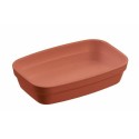 Ravier rectangulaire Terracotta Liliroc 14 x 9,5 cm - par 24