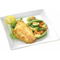 Assiette carrée carla porcelaine blanche 23 x 23 x 2 cm - par 6
