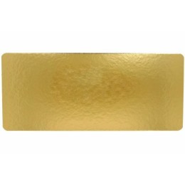 Plaque angles arrondis or/noir 750 g 20 x 65 cm - par 25
