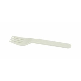Fourchette PLA blanc - par 12