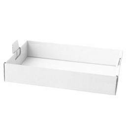 Cagette traiteur carton blanc - par 50