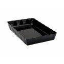 Bac Aalto mélamine noire 42 x 28 x 6 cm