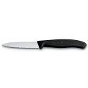 Couteau d\'office à dents Victorinox noir 8 cm