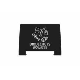 Plaque signalétique biodéchets pour meuble Alitri