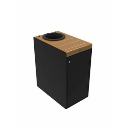 Meuble de tri alitri gris/marron 65 L