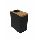 Meuble de tri alitri gris/marron 65 L