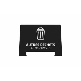 Plaque signalétique autres déchets pour meuble Alitri