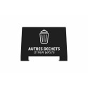 Plaque signalétique autres déchets pour meuble Alitri