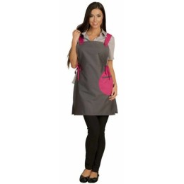 Chasuble polycoton gris / fuchsia 85 cm TU
