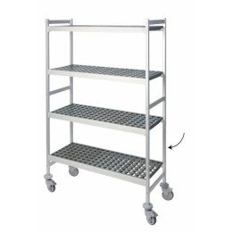 Échelle mobile pour rayonnage Fermostock 6611 et 6622 P 56 cm