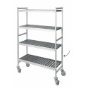 Échelle mobile pour rayonnage Fermostock 6611 et 6622 P 56 cm