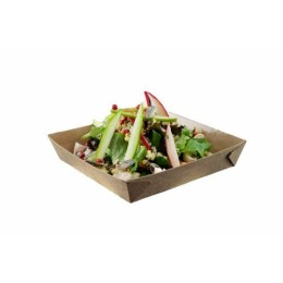 Assiette carrée carton 12,5 x 12,5 x 3 cm - par 200