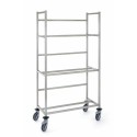 Chariot de stockage pour 24 casiers à vaisselle