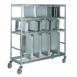 Chariot porte bac GN 38 bacs 127 x 62 x 170,5 cm