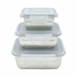 Boîte de conservation inox avec couvercle 40 cl - par 24