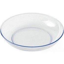 Assiette creuse transparente copolyester ø 18,5 cm 35 cl - par 12