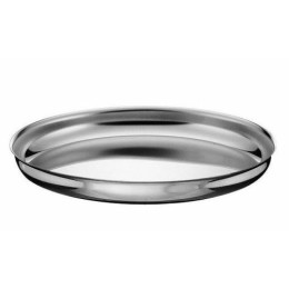 Plat à boudins ou fruits de mer en inox Ø 45 cm