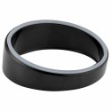 Surélévateur rond penché mélamine noire ø 9 cm H. 3 cm