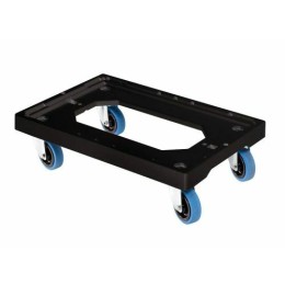 Socle rouleur 4 roues silence chape acier