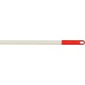 Manche aluminium rouge pour balais-brosses et raclettes 150 cm