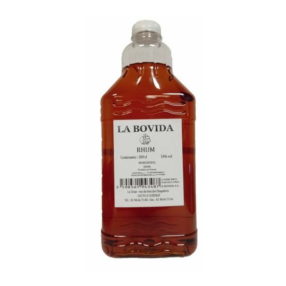 Rhum pâtissier 54° dénaturé - par 2 L