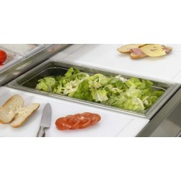 Cadre acier inox GN 1/1 pour table laminaire