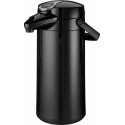 Bouteille à pompe isotherme noir inox TH - 2,2 L