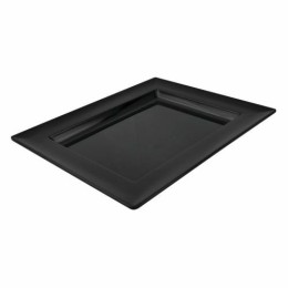 Plat de présentation Dover Mélamine noir 31 x 25 x 3 cm