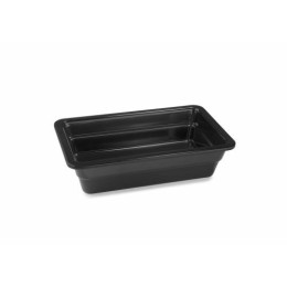 Bac mélamine noir GN 1/4 H. 6,5 cm