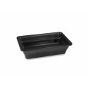 Bac mélamine noir GN 1/4 H. 6,5 cm
