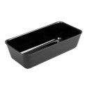 Plat en ABS noir 28 x 14 x 7 cm