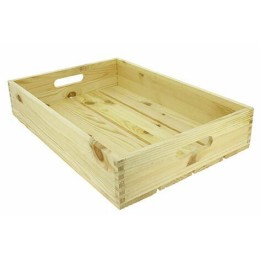 Cagette en pin naturel 54 x 36 x 10 cm