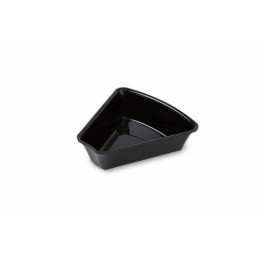 Bac triangulaire angle 45° plexi noir pour kit carrousel 29 x 28,5 x 8 cm