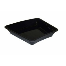 Bac angle 22,5° plexi noir pour kit Petale 22 x 26,5 x 5 cm