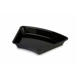 Bac angle 45° plexi noir pour kit Petale 40 x 26,5 x 5 cm
