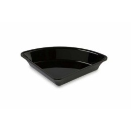 Bac angle 90° plexi noir pour kit Petale 26,5 x 26,5 x 5 cm