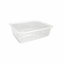 Barquette plastique micro-ondable 110 cl avec couvercle - par 100