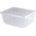 Barquette plastique micro-ondable 135 cl avec couvercle - par 100