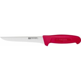 Couteau à saigner rouge 17 cm - par 6