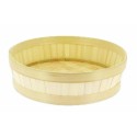 Corbeille ronde bambou ø 25 x 7 cm - par 20