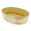 Corbeille ovale bambou 35 x 25 x 9 cm - par 20