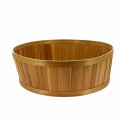 Corbeille ronde bambou ø 40 x 13 cm - par 12